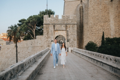 Ploce gate, eastern bridge, start of the morning photo shoot