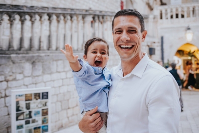 Family photo shoot in Dubrovnik