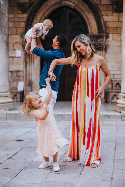 Family photo shoot in Dubrovnik