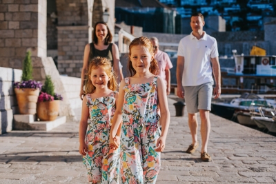 Family photo shoot in Dubrovnik