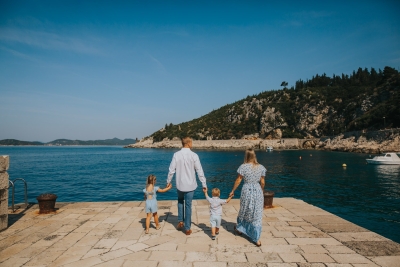 Family photo shoot in Dubrovnik