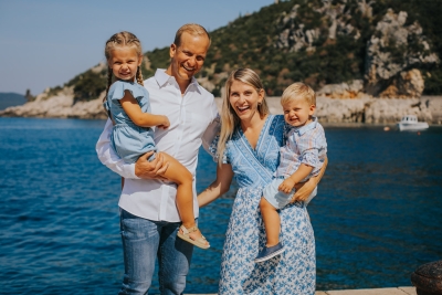 Family photo shoot in Dubrovnik