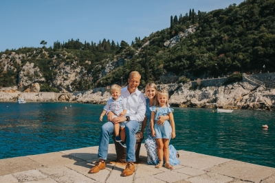 Family photo shoot in Dubrovnik