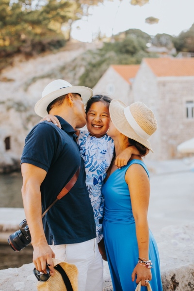 Family photo shoot in Dubrovnik