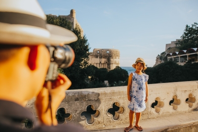 Family photo shoot in Dubrovnik