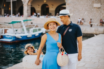 Family photo shoot in Dubrovnik