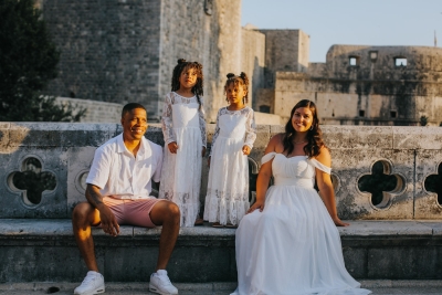 Family photo shoot in Dubrovnik