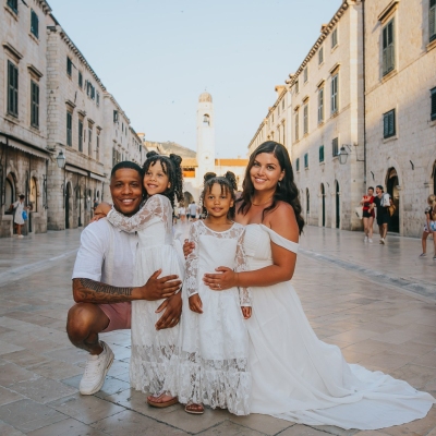 Family photo shoot in Dubrovnik