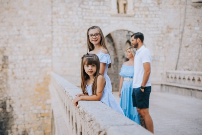 Family photo shoot in Dubrovnik