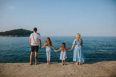 Family photo shoot in Dubrovnik