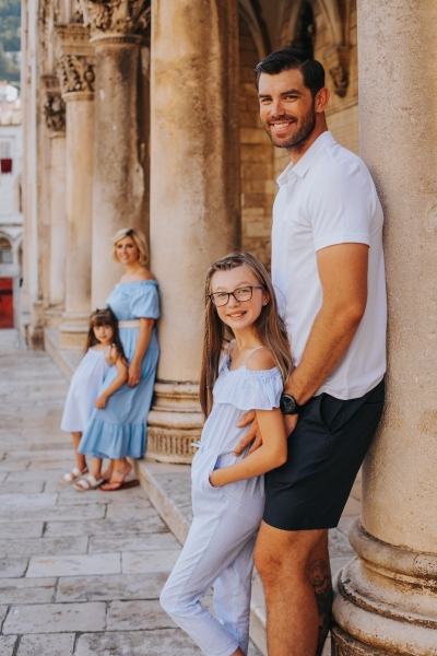 Family photo shoot in Dubrovnik