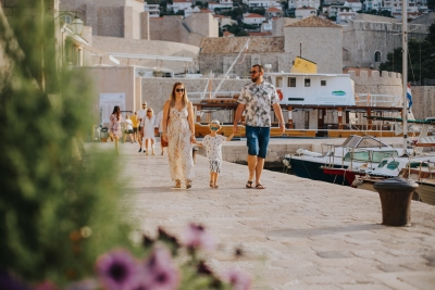 Family photo shoot in Dubrovnik