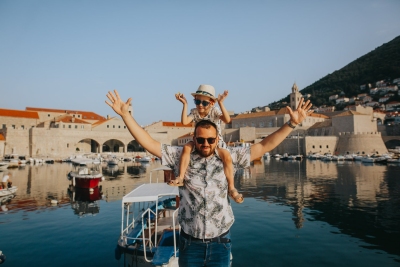 Family photo shoot in Dubrovnik