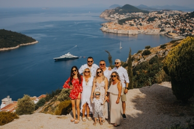 Family photo shoot in Dubrovnik