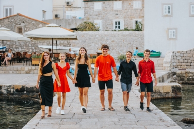 Family photo shoot in Dubrovnik