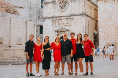 Family photo shoot in Dubrovnik