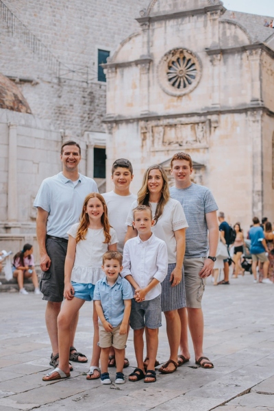 Family photo shoot in Dubrovnik