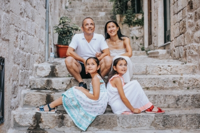 Family photo shoot in Dubrovnik