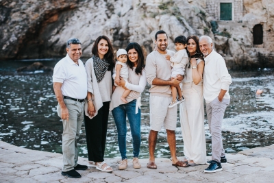 Family photo shoot in Dubrovnik