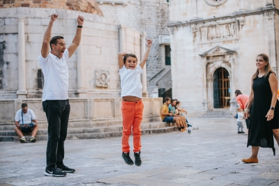 Family photo shoot in Dubrovnik