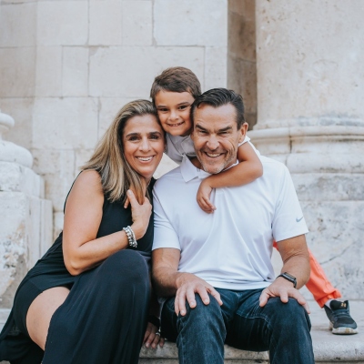 Family photo shoot in Dubrovnik