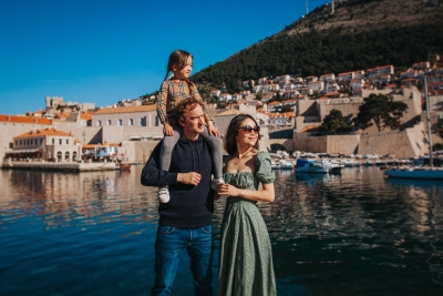 Family photo shoot in Dubrovnik