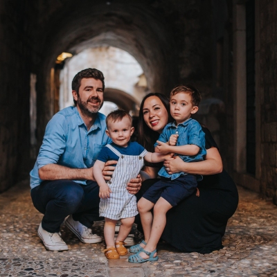 Family photo shoot in Dubrovnik