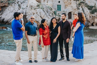 Family photo shoot in Dubrovnik