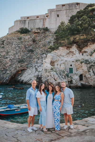 Family photo shoot in Dubrovnik