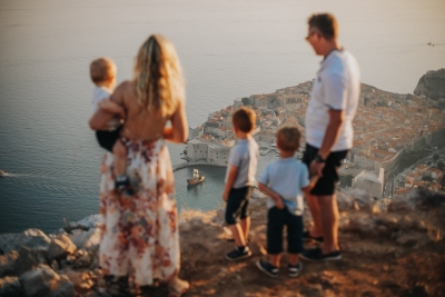 Family photo shoot in Dubrovnik