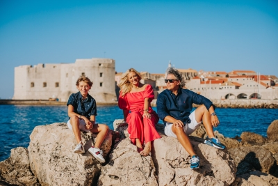 Family photo shoot in Dubrovnik