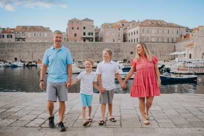 Family photo shoot in Dubrovnik