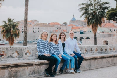 Family photo shoot in Dubrovnik