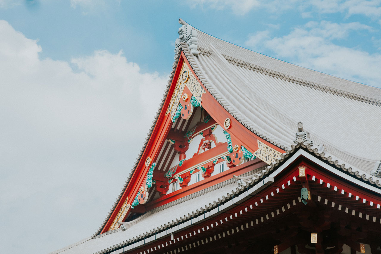 Sensoji temple in Asakusa