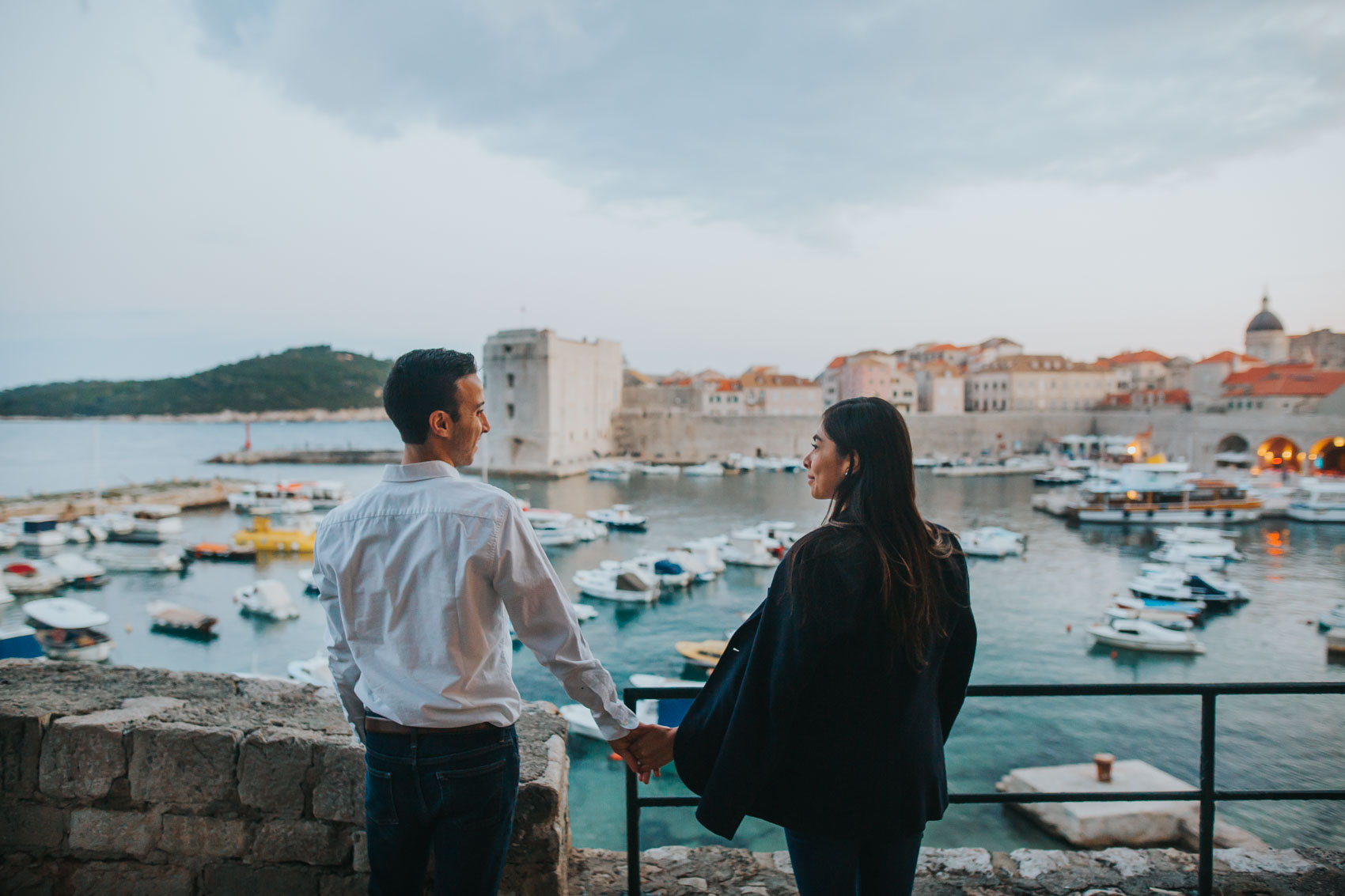 Dubrovnik engagement photo session